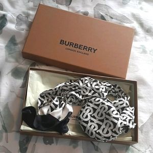 Authentic Burberry Hair Bun Cover Scarf